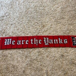 Vintage 'We are the Yanks' USMNT soccer scarf, 60”, EUC.